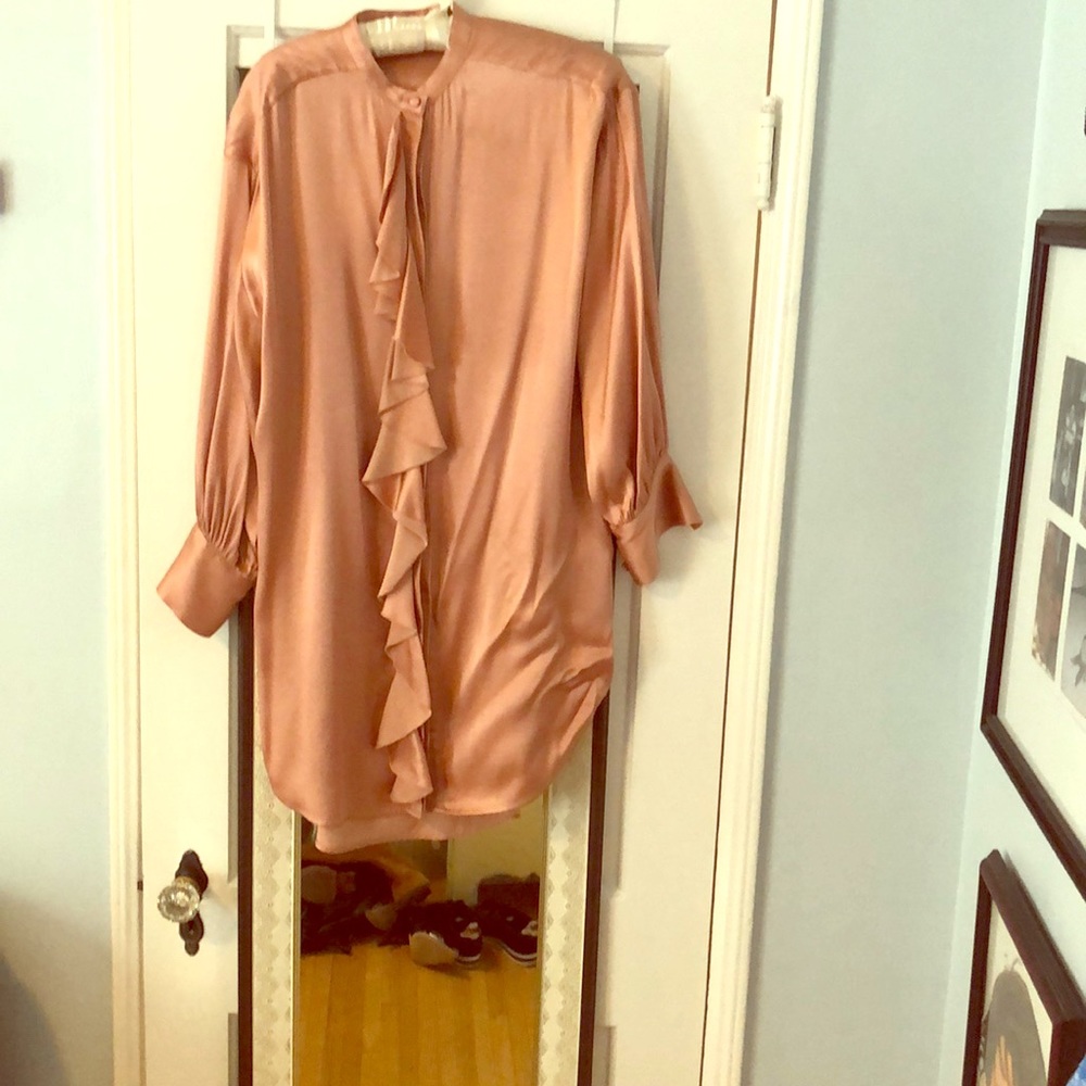 Romantic mauve blouse